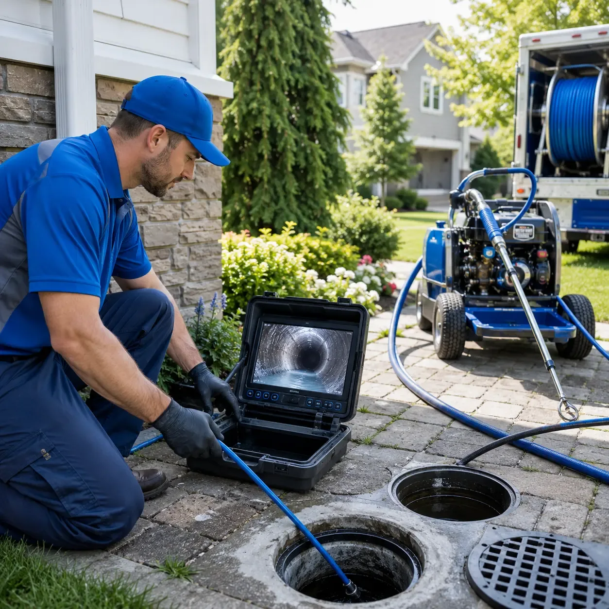 Outdoor drain cleaning professionals serving Claysburg, PA